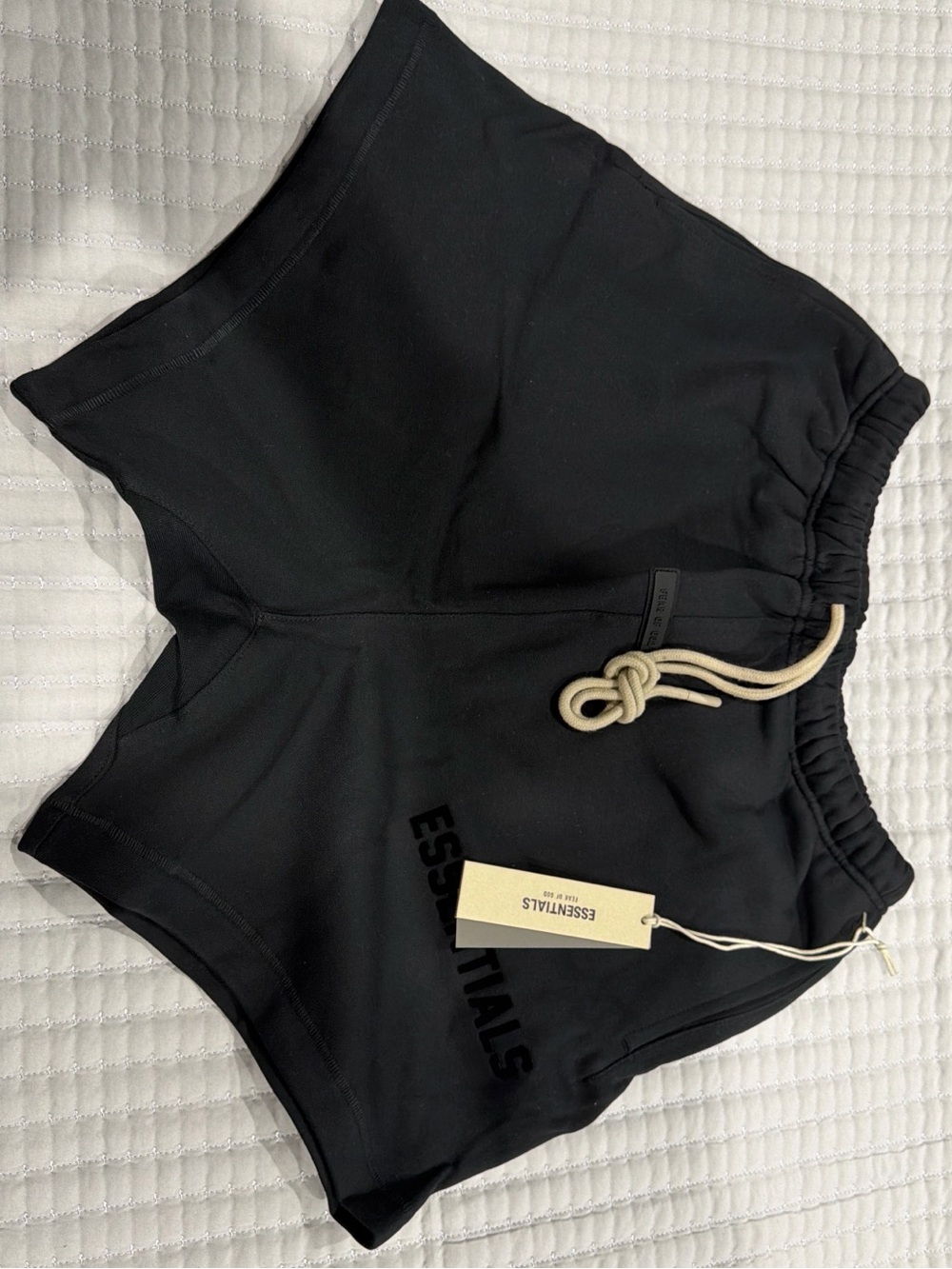 Essentials Women's Black Athletic Drawstring Shorts